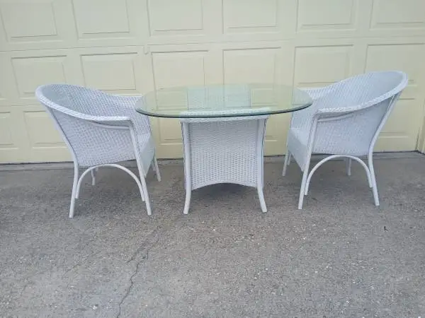 LLOYD LOOM / LLOYD FLANDERS DINING SET/ CONVERSATION SET