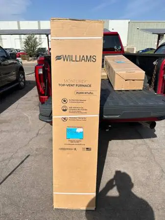 Williams 25,000 BTU Monterey Top-Vent Wall Furnace Natural Gas/propane