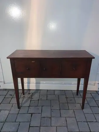 Antique painted mahogany server buffet