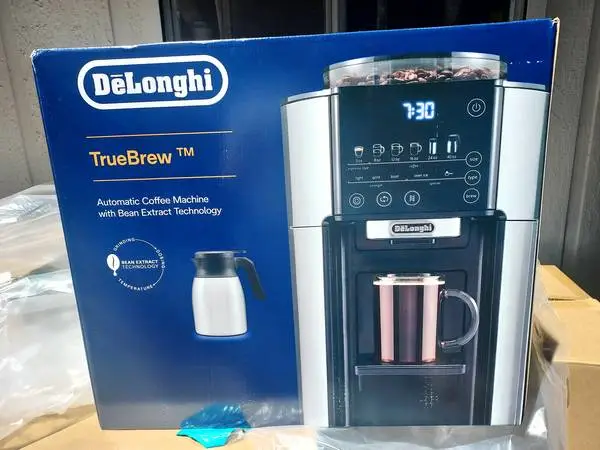 DeLonghi TrueBrew Automatic Coffee Maker with Bean Extract Technology