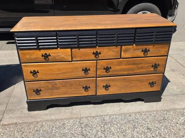 Solid wood 11 drawer dresser #1894