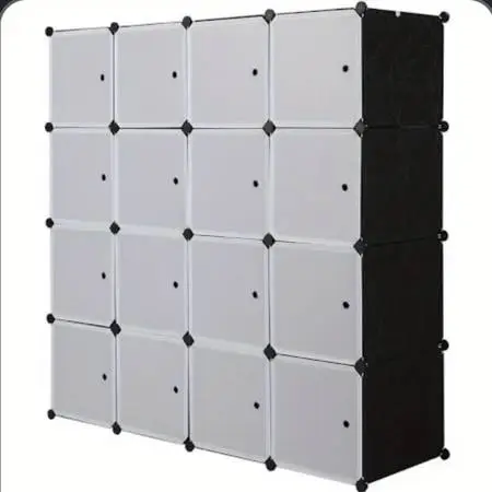 Modular Cube Storage Organizer – Nearly Complete 16-Cube Set