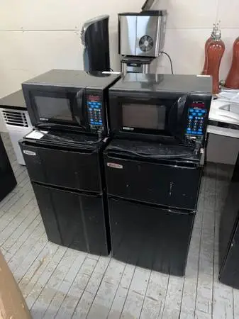 Used MicroFridge refrigerators with microwave in good condition.