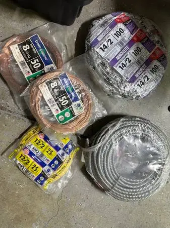 Romex Electrical wire lot