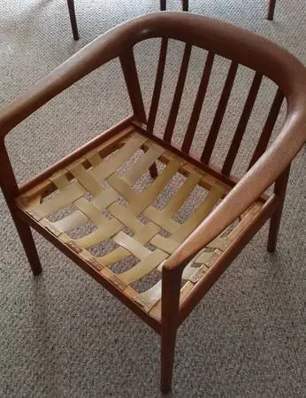 2 Dux Danish Modern Teak Chairs