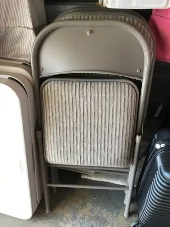 2 FOLDABLE CHAIRS  - ECELLENT