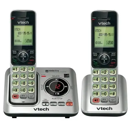 VTech CS6629-2 Two Handset Cordless Phone with Answering System