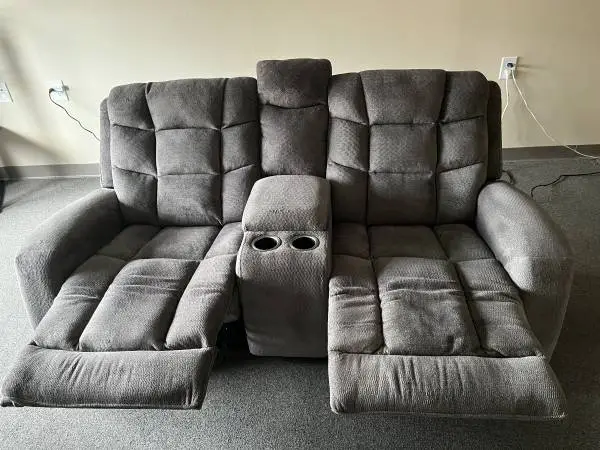 Reclining Loveseat With Storage Usb Ports & Cup Holders