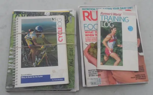 Cycling and Running Log Books (xr)