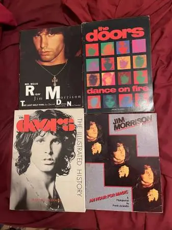 4 the DOORS Jim Morrison biographies rock n roll legends