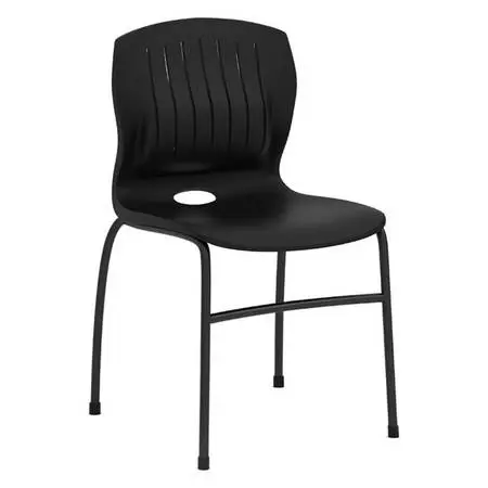 *400+ New Black Poly Stacking Chairs Weight Capacity 275 LBS