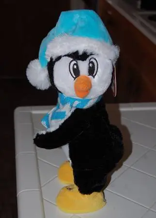 Gemmy Animated Singing Twerking Penguin Christmas is My Favorite Time