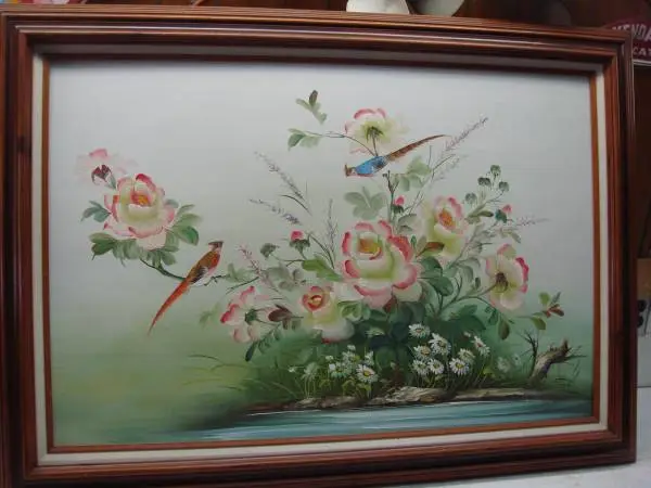 Original C K Chan Oil Painting