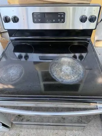 Electric stove delivered