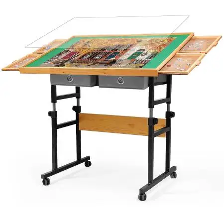 Puzzle and Drawing Table