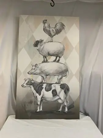 Barnyard painting