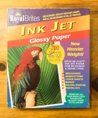 Royal Brites Glossy Photo, Photography Paper 8.5x11 - 156 sheets