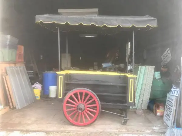 Artisan Made Handcrafted Vending Cart