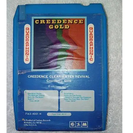 Rare Vintage Quadraphonic Creedence Gold Clearwater Revival 8 track