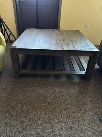 Macys Acacia wood Coffee Table