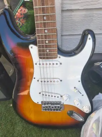 Ripley 6 String Electric Guitar and Yamaha Acoustic