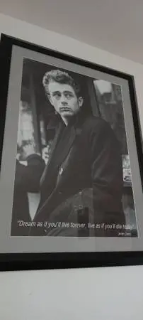 JAMES DEAN LARGE PICTURE 33 X 45 INCHES