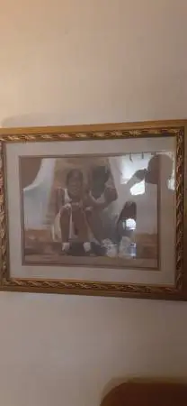 Cabinet,chair and mirrors