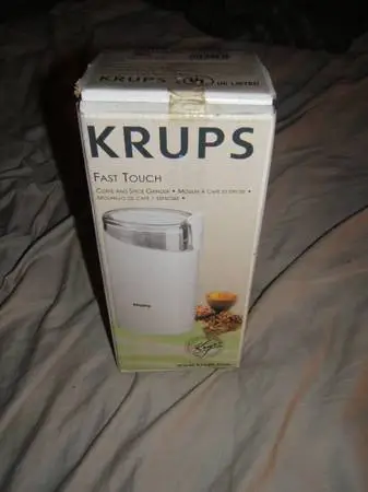 Krups Electric Coffee - Spice - Herbs Grinder F203 white- Brand NEW