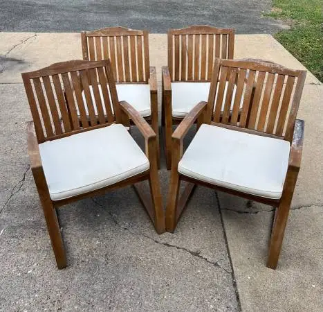 Teak chairs