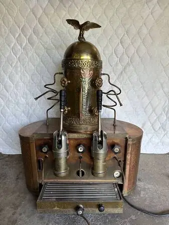 1974 Victoria Arduino 2-Group Lever Espresso Machine – Vintage Copper