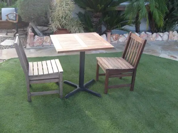 Commercial Teak Patio Bistro Sets. Restaurant Grade A Teak