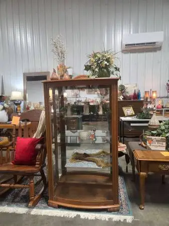 Oak Curio Cabinet