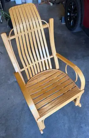 Amish bentwood rocker