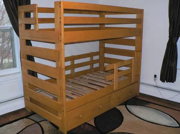 Solid Wood Custom Bunk Beds - New