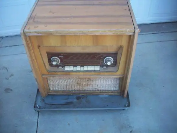 german console tube stereo vintage