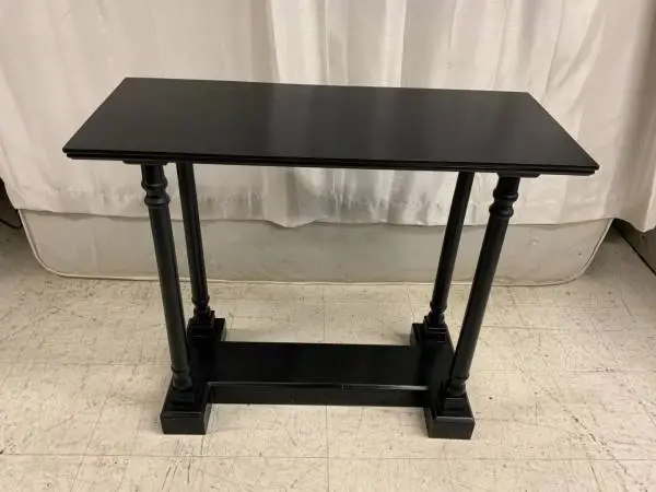 Solid wood side table