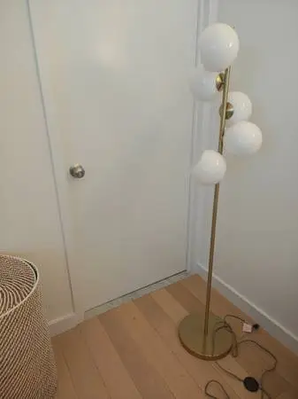 West Elm Staggered Glass 5-Light Floor Lamp