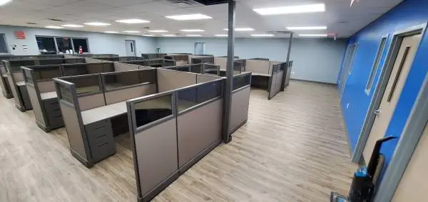Open Plan Cubicle Pods – 6x6 Herman Miller Style Modular Systems