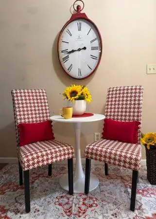 Apartment Size Table and two NEW Chairs
