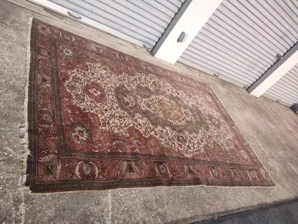 Antique Tabriz hand-knotted Rug 6.5 x 10