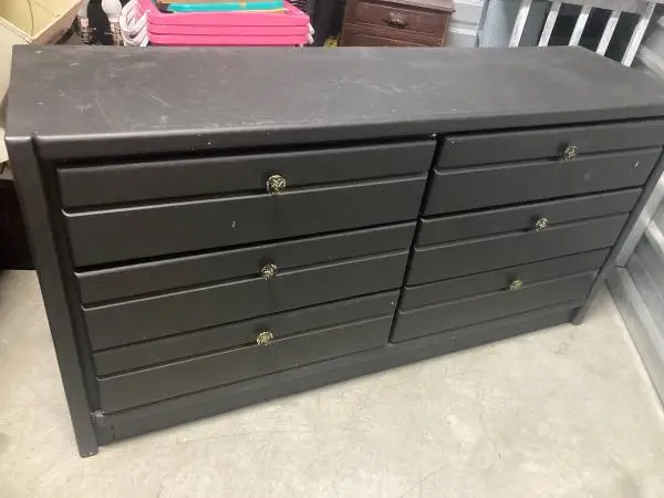 Dresser,6 ez open drawers,black,quality,solid wood,hlp dlvr