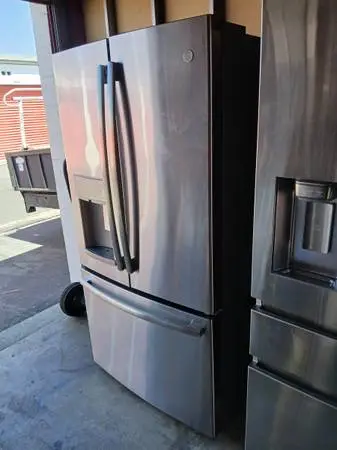 Ge counter stainless steel refrigerator