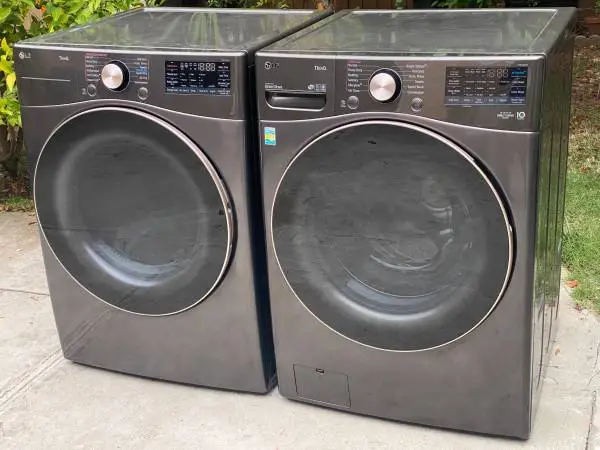 LG Ultra Large Washer 4.5 cu.ft and GAS Dryer