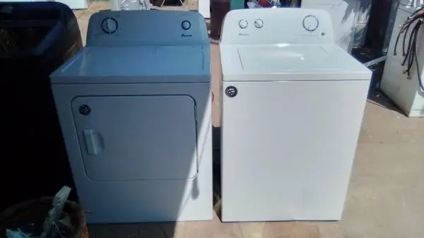 Amana washer and dryer set