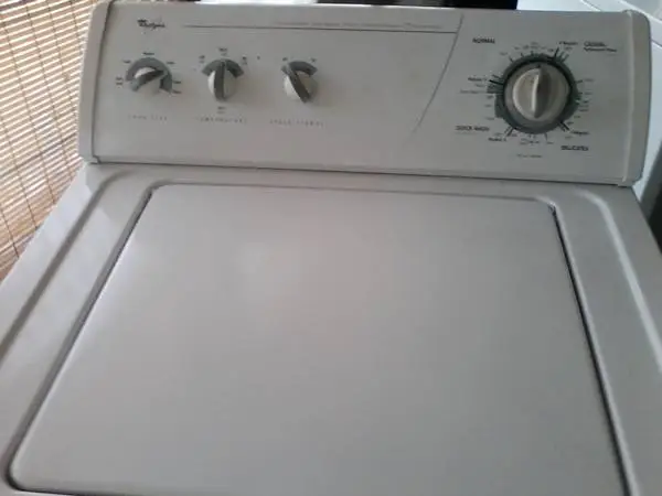 Whirlpool dial operated-non digital cloths washer