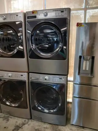 Kenmore elite front load steam washer and gas dryer