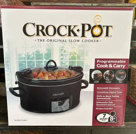 Crock•Pot Programmable Cook & Carry 7 Qt. Oval *NEW*