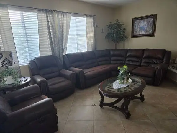 Leather couches