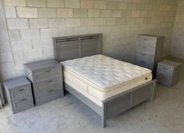 Gray bedroom set