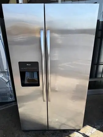 Stainless steel 2 doors refrigerator and freezer